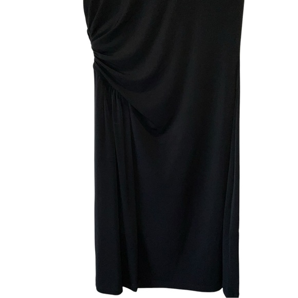 Connected Petite Black Ruched Dress - Size 10P (NWT) - Picture 4 of 4